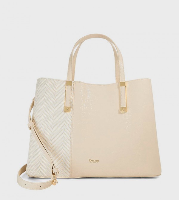 Dune London Bags - Cream Tote Bags