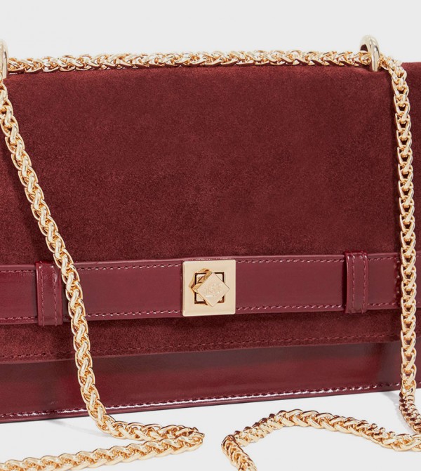 Dune London  - Burgundy Cross Body Bags
