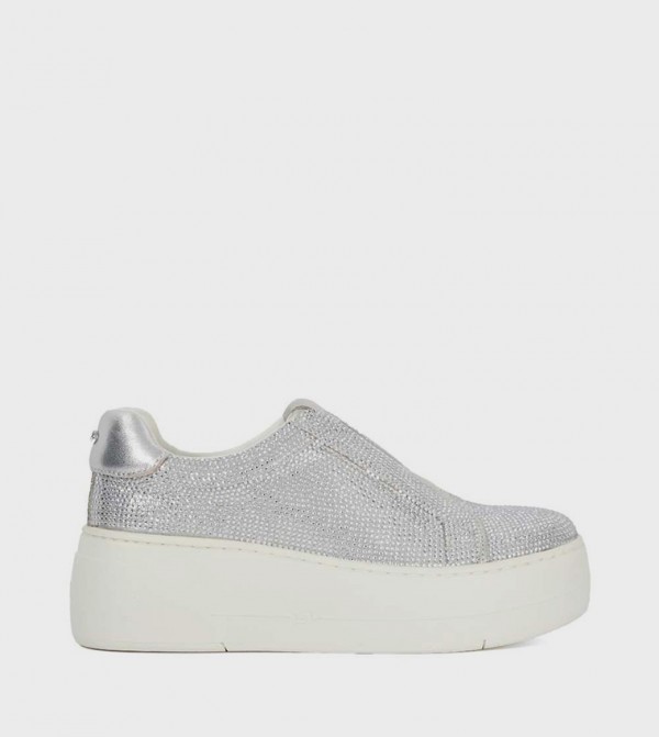 Dune London Dune London - Silver Casual Slip-ons