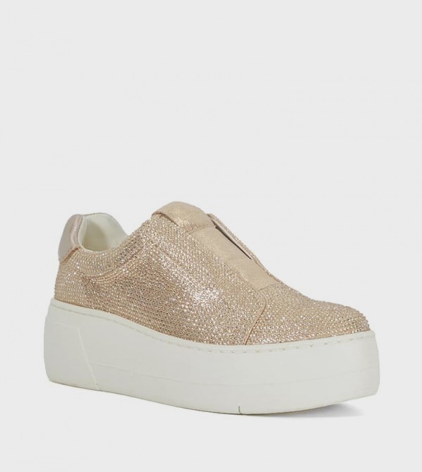 Dune London  Shoes - Gold Casual Slip-ons