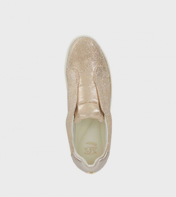 Dune London  Shoes - Gold Casual Slip-ons