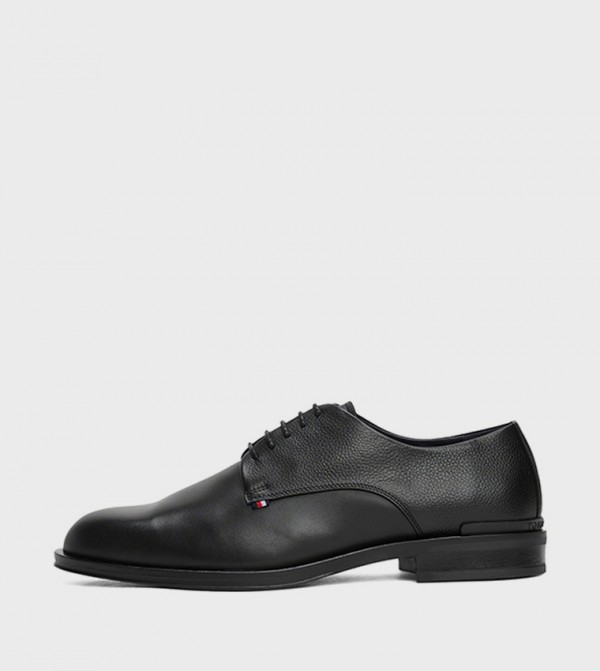 Tommy Hilfiger  - Black Formal Lace-Up Shoes