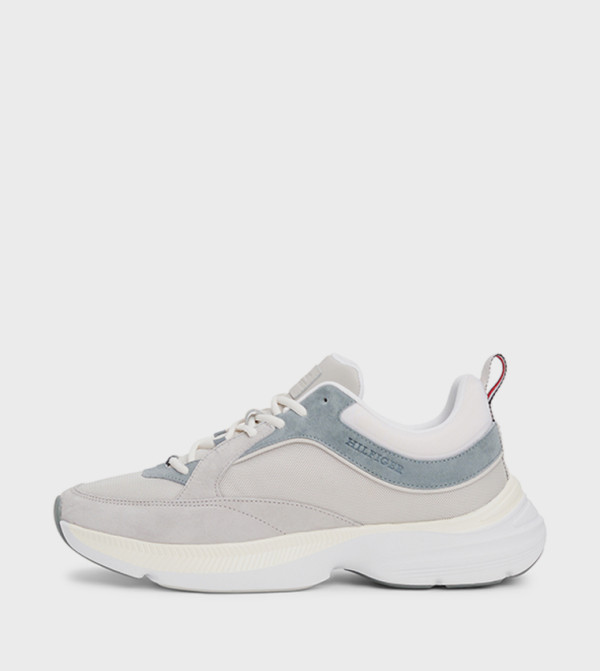 تومي هيلفيغر varsity - رمادي أحذية برقبة منخفضة