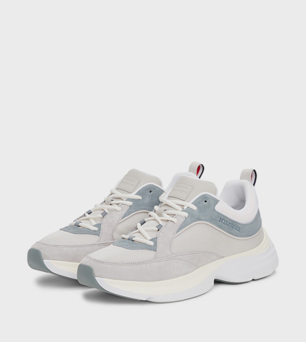 تومي هيلفيغر varsity - رمادي أحذية برقبة منخفضة