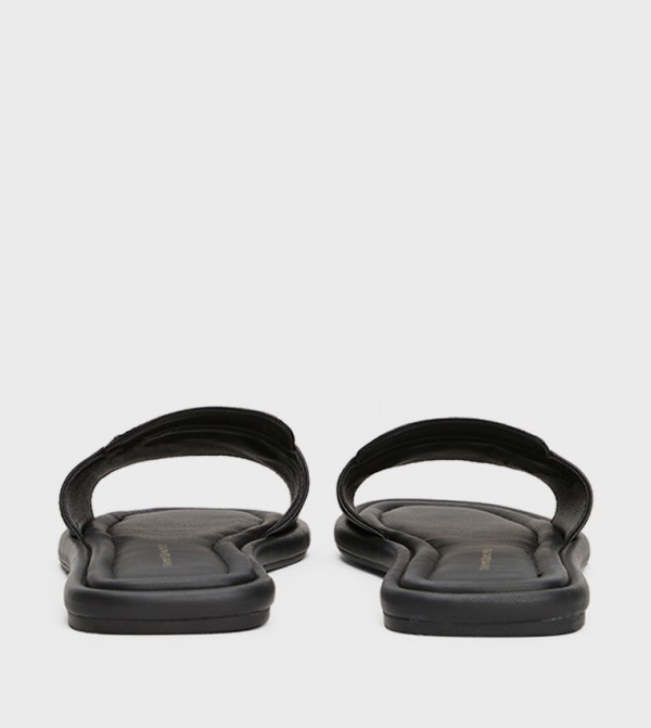 Tommy Hilfiger  - Black Flat Sandals