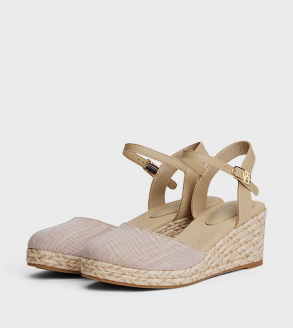 Tommy Hilfiger  - Beige Wedges