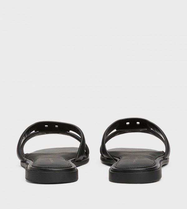 Tommy Hilfiger Tommy Hilfiger - Black Flat Sandals