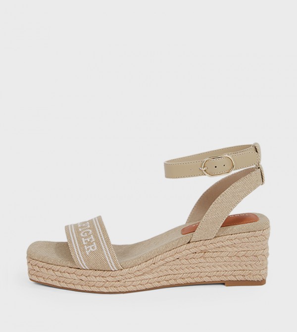 Tommy Hilfiger  - Beige Wedges