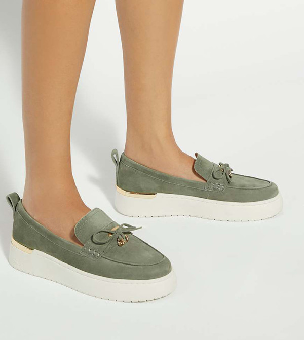 ديون لندن  أحذية لوفر - أخضر undefined