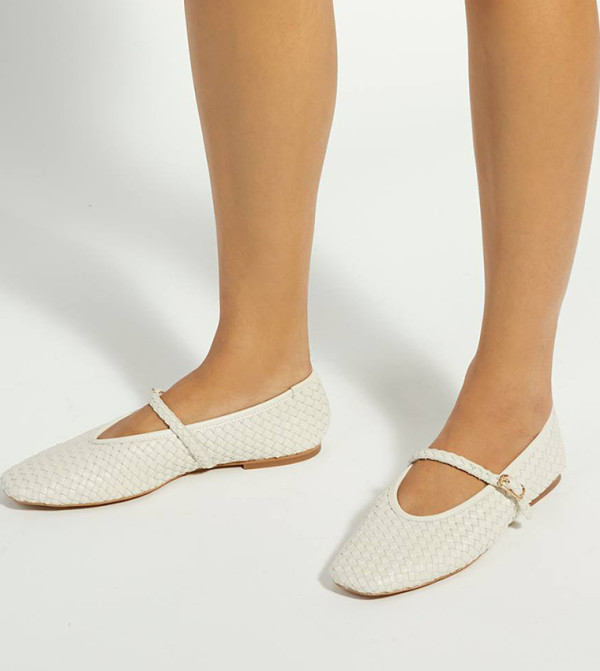 Dune London Shoes - Ivory Mary Janes