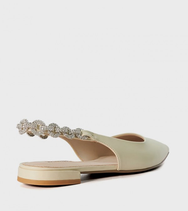 Dune London Dune London - Beige Flat Sandals