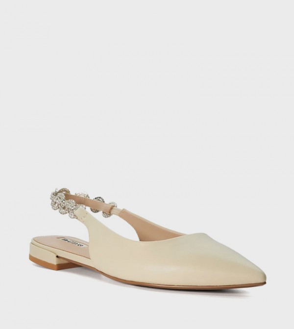 Dune London Dune London - Beige Flat Sandals