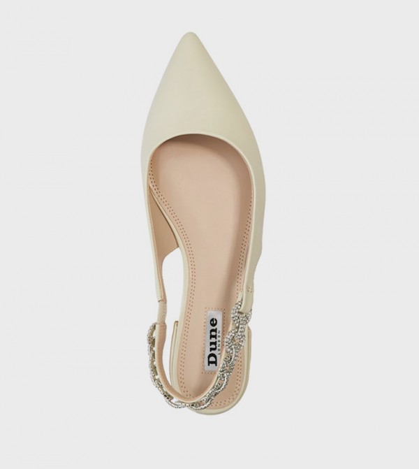 Dune London Dune London - Beige Flat Sandals