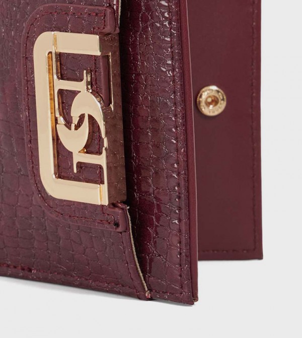 Dune London Wallets - Burgundy Wallets