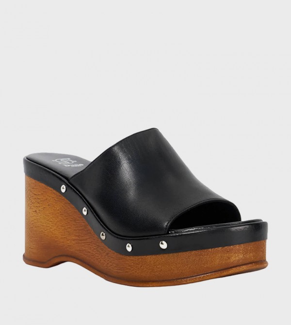 Dune London  - Black Wedges