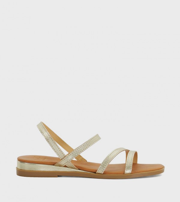 Dune London Dune London - Gold Flat Sandals