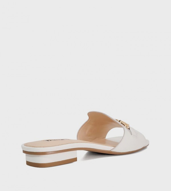 Dune London Dune London - White Flat Sandals