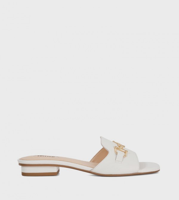 Dune London Dune London - White Flat Sandals