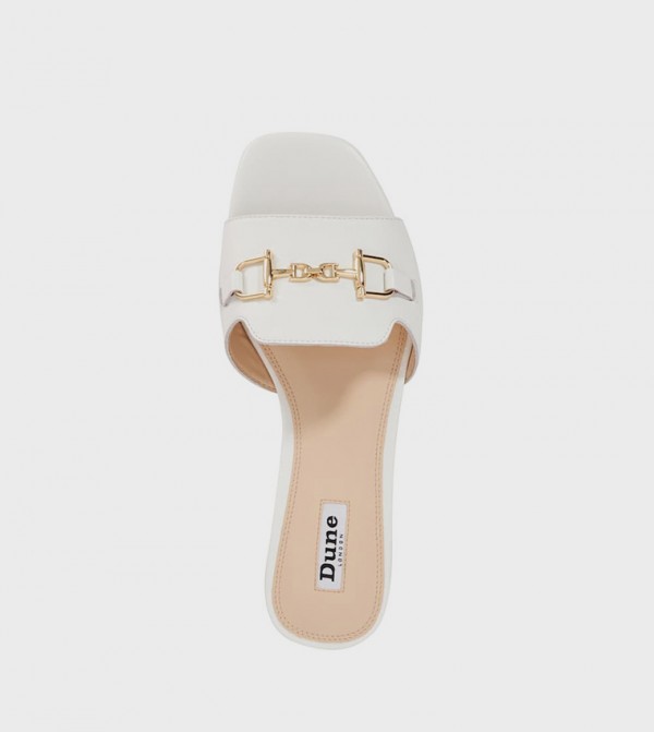 Dune London Dune London - White Flat Sandals