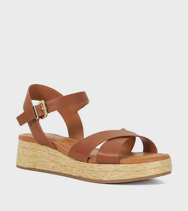 Dune London  Sandals - Brown Platforms