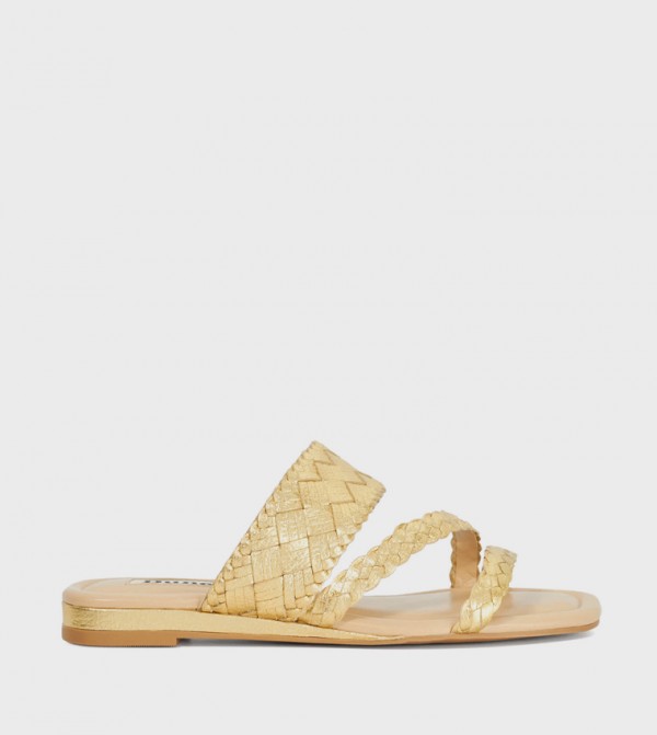 Dune London Dune London - Gold Flat Sandals