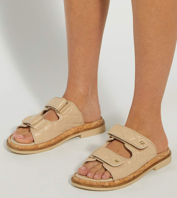 Dune London Dune London - Beige Flat Sandals