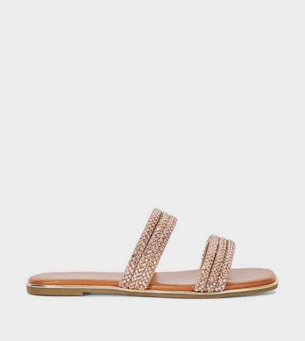 Dune London Dune London - Gold Flat Sandals
