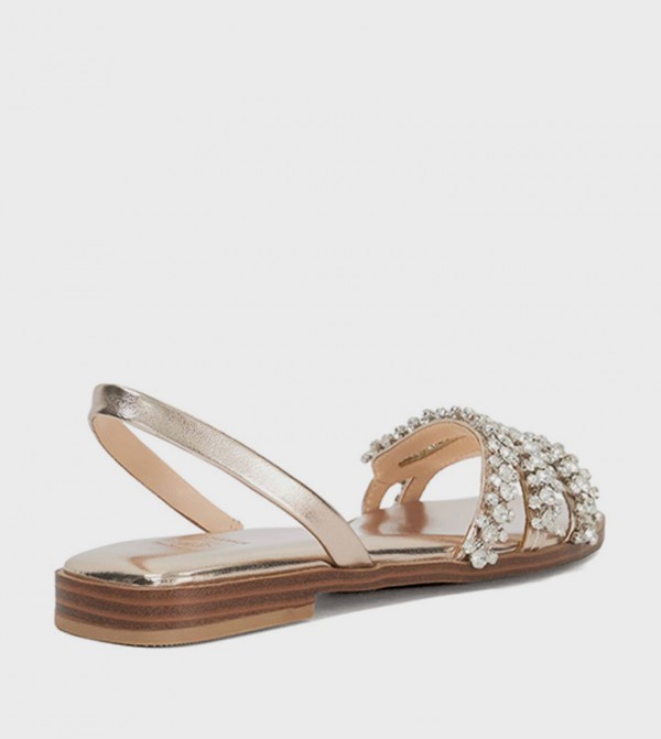 Dune London Dune London - Gold Flat Sandals