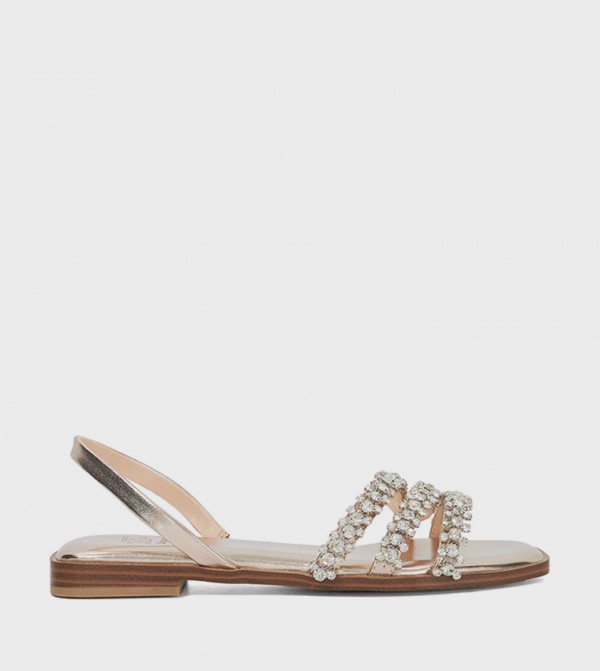 Dune London Dune London - Gold Flat Sandals