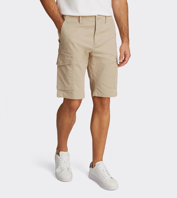 Tommy Hilfiger  Cargo Shorts - Beige Cargo Shorts