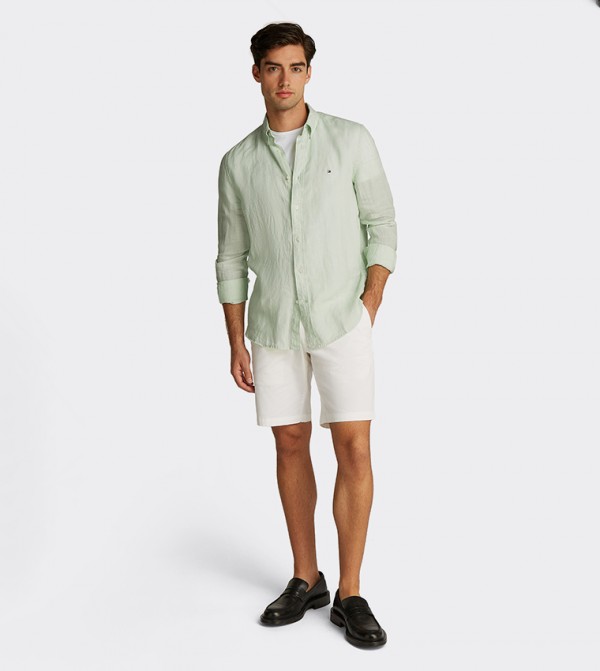 Tommy Hilfiger  Shirts - Green Casual Shirts