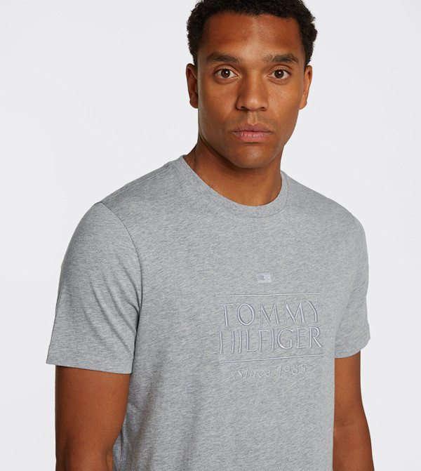 Tommy Hilfiger  Clothing - Grey Casual T-Shirts