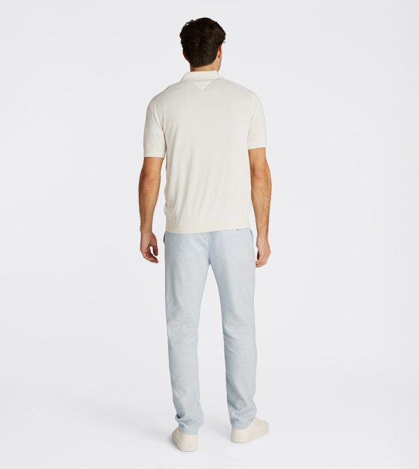 Tommy Hilfiger  Polo T-Shirts - Cream Polo T-shirts