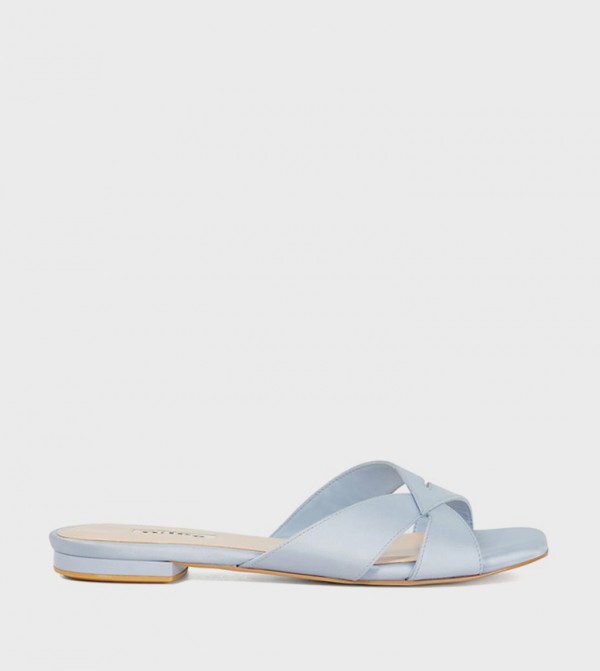 Dune London Dune London - Blue Flat Sandals