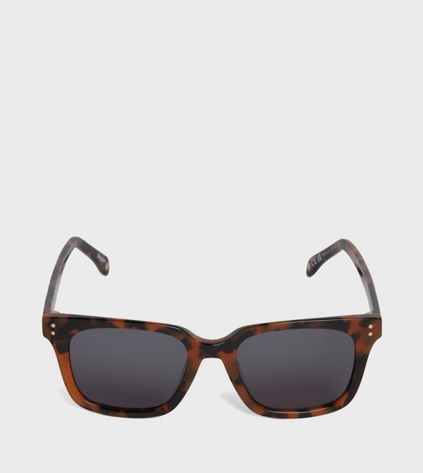 Dune London Square Sunglasses - Brown undefined