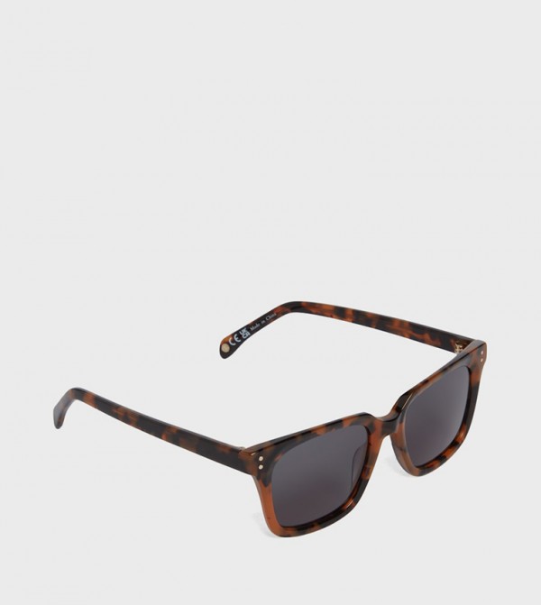 Dune London Square Sunglasses - Brown undefined