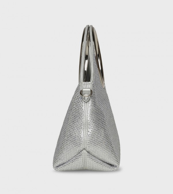 Steve Madden Steve Madden - Silver Handheld Bags