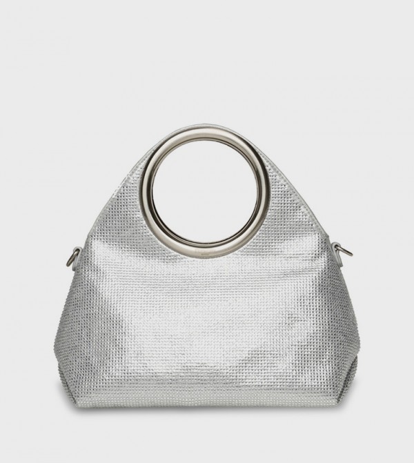 Steve Madden Steve Madden - Silver Handheld Bags