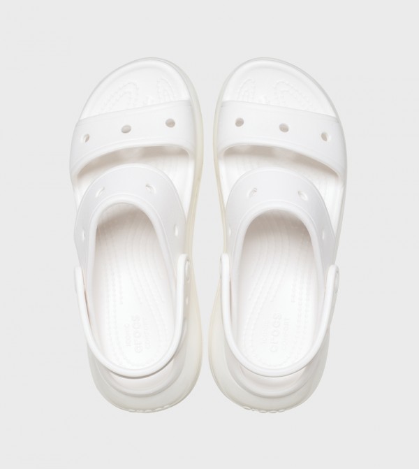Crocs  Sandals - White Platforms