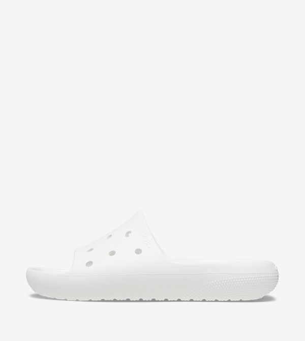 Crocs  Flip flops and Slides - White Slides