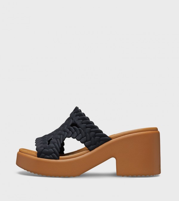 Crocs  Sandals - Black Heels