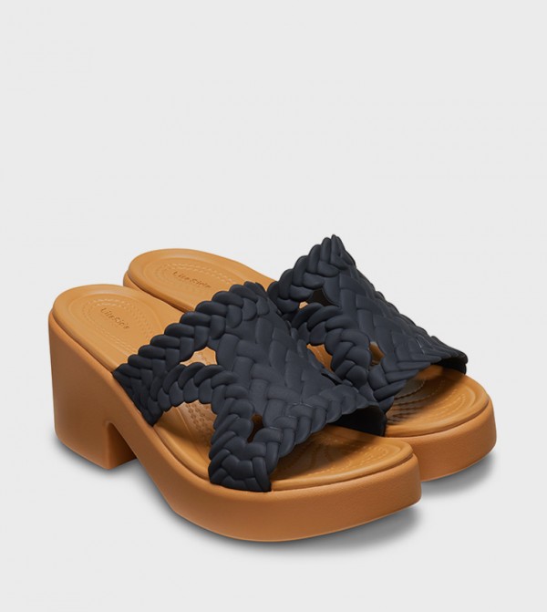 Crocs  Sandals - Black Heels