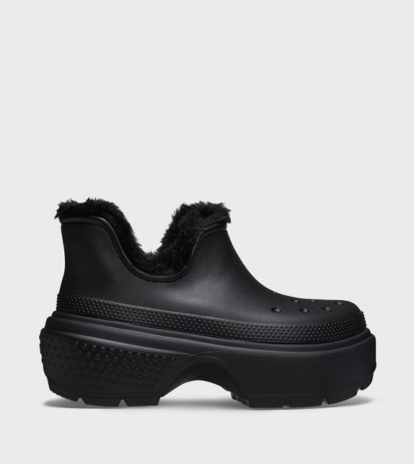 Crocs  Boots - Black Ankle length Boots