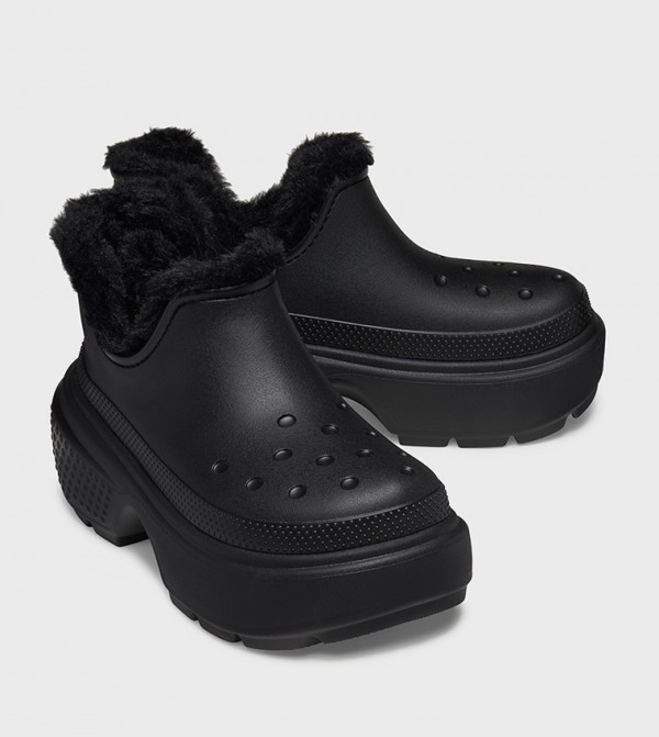 Crocs  Boots - Black Ankle length Boots