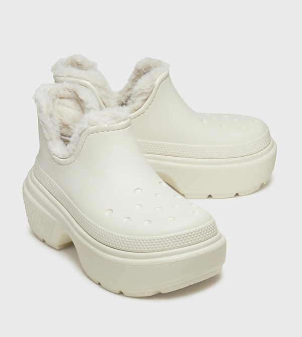 Crocs Crocs - Beige Ankle length Boots