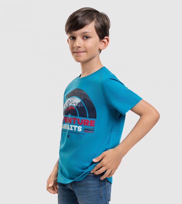 بيفرلي هيلز بولو كلوب  top seller ae - أزرق T-shirts