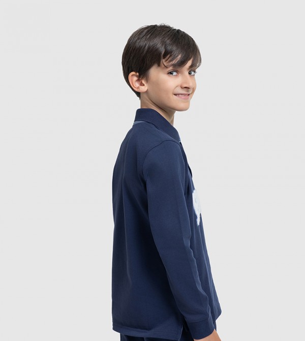 Beverly Hills Polo Club  Clothing - NAVY BLUE T-shirts