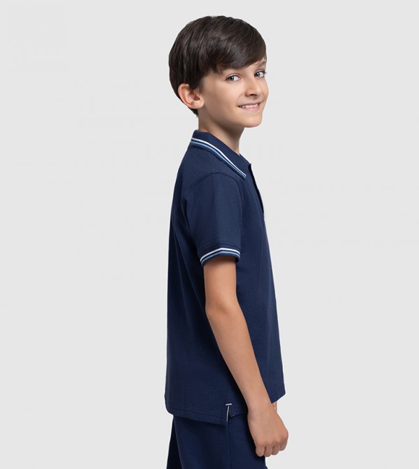 Beverly Hills Polo Club  Clothing - NAVY BLUE T-shirts
