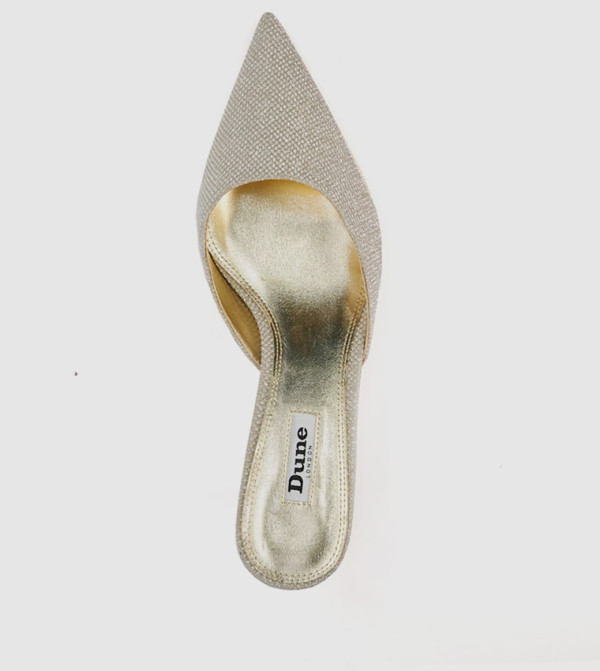 ديون لندن  صنادل - ذهبي كعب