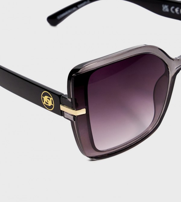 Dune London  Sunglasses - Black Retro Sunglasses
